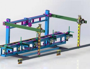 CZ section steel automatic palletizing robot